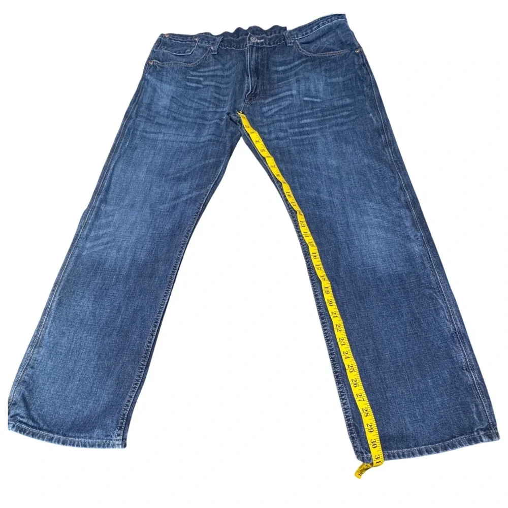Levi's 514 Straight Fit Jeans Mens 40x31 Stretch Denim Blue Medium Wash